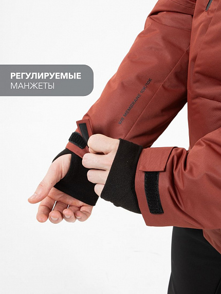  куртка "елгай" (темный терракот) 