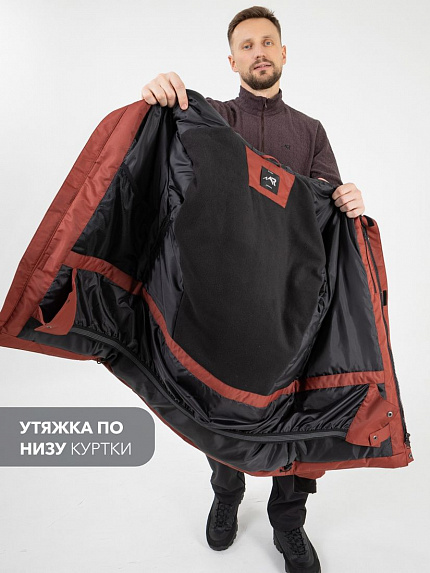  куртка "елгай" (темный терракот) 